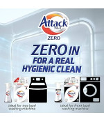 Attack ZERO Antibacterial+ — Liquid Laundry Detergent with One-Hand Dispenser, 400 g (For front-load washing machines only)